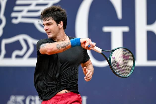 TENNIS - ATP, Tennis Herren Generali Open 2024 KITZBUEHEL,AUSTRIA,22.JUL.24 - TENNIS - ATP World Tour, Generali Open. Image shows Thiago Seyboth Wild (BRA).  GEPAxpictures xDanielxSchoenherr