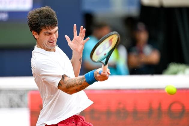 TENNIS - ATP, Tennis Herren Generali Open 2024 KITZBUEHEL,AUSTRIA,22.JUL.24 - TENNIS - ATP World Tour, Generali Open. Image shows Thiago Seyboth Wild (BRA).  GEPAxpictures xDanielxSchoenherr