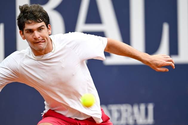TENNIS - ATP, Tennis Herren Generali Open 2024 KITZBUEHEL,AUSTRIA,22.JUL.24 - TENNIS - ATP World Tour, Generali Open. Image shows Thiago Seyboth Wild (BRA).  GEPAxpictures xDanielxSchoenherr