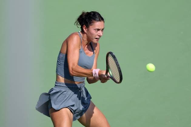 WARSZAWA 22.07.2024 TURNIEJ WTA, Tennis Damen 125 POLISH OPEN --- TENNIS TOURNAMENT WTA 125 POLISH OPEN IN WARSAW MARIAM BOLKWADZE FOT. PIOTR KUCZA FOTOPYK NEWSPIX.PL --- Newspix.pl  240722PYK0085
