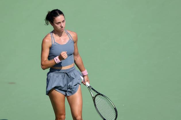 WARSZAWA 22.07.2024 TURNIEJ WTA, Tennis Damen 125 POLISH OPEN --- TENNIS TOURNAMENT WTA 125 POLISH OPEN IN WARSAW MARIAM BOLKWADZE FOT. PIOTR KUCZA FOTOPYK NEWSPIX.PL --- Newspix.pl  240722PYK0090