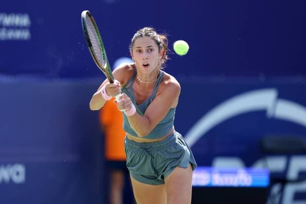 WARSZAWA 22.07.2024 TURNIEJ WTA, Tennis Damen 125 POLISH OPEN --- TENNIS TOURNAMENT WTA 125 POLISH OPEN IN WARSAW MARIAM BOLKWADZE FOT. PIOTR KUCZA FOTOPYK NEWSPIX.PL --- Newspix.pl  240722PYK0101