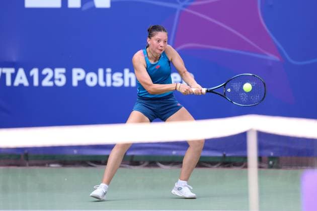 WARSZAWA 22.07.2024 TURNIEJ WTA, Tennis Damen 125 POLISH OPEN --- TENNIS TOURNAMENT WTA 125 POLISH OPEN IN WARSAW ANTONIA RUZIC FOT. PIOTR KUCZA FOTOPYK NEWSPIX.PL --- Newspix.pl  240722PYK0107