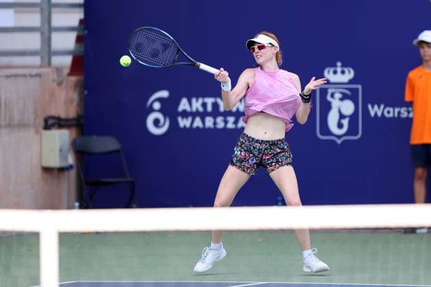 WARSZAWA 22.07.2024 TURNIEJ WTA, Tennis Damen 125 POLISH OPEN --- TENNIS TOURNAMENT WTA 125 POLISH OPEN IN WARSAW MAYA JOINT FOT. PIOTR KUCZA FOTOPYK NEWSPIX.PL --- Newspix.pl  240722PYK0115