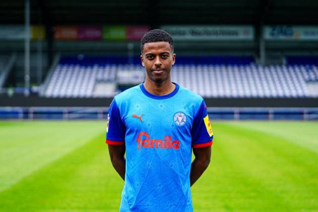 Andu Kelati Holstein Kiel 16 GER, Holstein Kiel, Bundesliga, Portraettermin 2024 2025 GER, Holstein Kiel, Bundesliga, Portraettermin 2024 2025 Kiel Copyright: xEibner-Pressefoto MarcelxvonxFehrnx EP_MFN