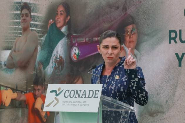 Paris 2024, Olympics, Ana Gabriela Guevara press conference in Mexico City