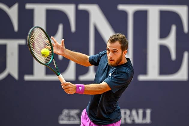 TENNIS - ATP, Tennis Herren Generali Open 2024 KITZBUEHEL,AUSTRIA,23.JUL.24 - TENNIS - ATP World Tour, Generali Open. Image shows Hugo Gaston (FRA).  GEPAxpictures xDanielxSchoenherr