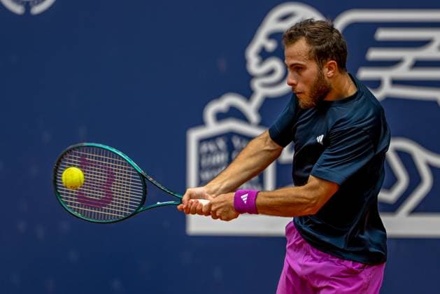 TENNIS - ATP, Tennis Herren Generali Open 2024 KITZBUEHEL,AUSTRIA,23.JUL.24 - TENNIS - ATP World Tour, Generali Open. Image shows Hugo Gaston (FRA).  GEPAxpictures xDanielxSchoenherr