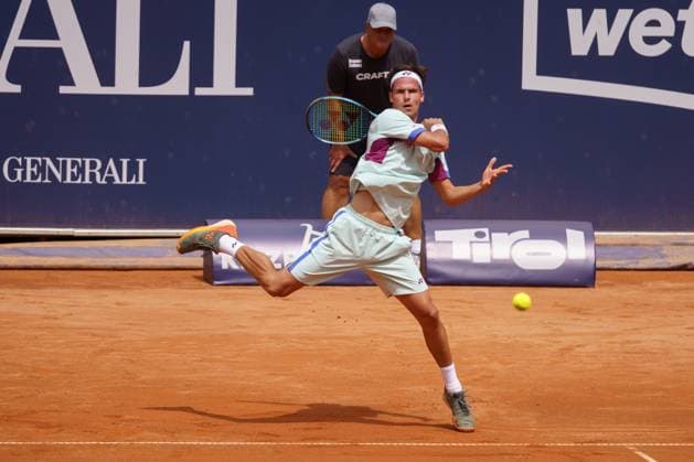 Generali Open ATP 250 2024 Kitzbühel, 23 07 2024 Daniel Altmaier GER, Germany Generali Open 2024, ATP 250, Sportpark Kitzbühel on 23 07 2024, Kitzbühel Copyright: xBEAUTIFULxSPORTSx Pajonkx