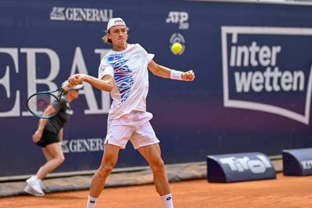 TENNIS - ATP, Tennis Herren Generali Open 2024 KITZBUEHEL,AUSTRIA,23.JUL.24 - TENNIS - ATP World Tour, Generali Open. Image shows Lukas Neumayer (AUT).  GEPAxpictures xDanielxSchoenherr