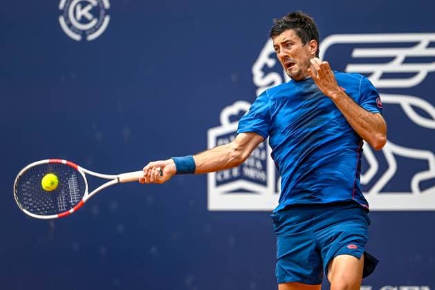 TENNIS - ATP, Tennis Herren Generali Open 2024 KITZBUEHEL,AUSTRIA,23.JUL.24 - TENNIS - ATP World Tour, Generali Open. Image shows Sebastian Ofner (AUT).  GEPAxpictures xDanielxSchoenherr