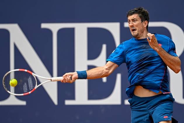 TENNIS - ATP, Tennis Herren Generali Open 2024 KITZBUEHEL,AUSTRIA,23.JUL.24 - TENNIS - ATP World Tour, Generali Open. Image shows Sebastian Ofner (AUT).  GEPAxpictures xDanielxSchoenherr