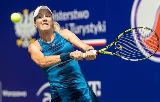 23.07.2024, Warszawa, tenis, WTA, Tennis Damen 125 Polish Open 2024, N z Urszula Radwanska, fot. Tomasz Jastrzebowski Foto Olimpik 23.07.2024, Warsaw, tennis, WTA 125 Polish Open, In the picture: Urszula Radwanska, fot. Tomasz Jastrzebowski Foto Olimpik NEWSPIX.PL --- Newspix.pl  20240723TOMJ0382