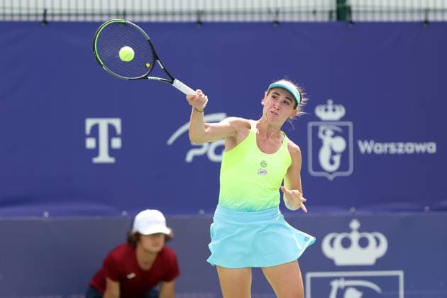 WARSZAWA 23.07.2024 TURNIEJ WTA, Tennis Damen 125 POLISH OPEN --- TENNIS TOURNAMENT WTA 125 POLISH OPEN IN WARSAW GINA FEISTEL FOT. PIOTR KUCZA FOTOPYK NEWSPIX.PL --- Newspix.pl  240723PYK0017