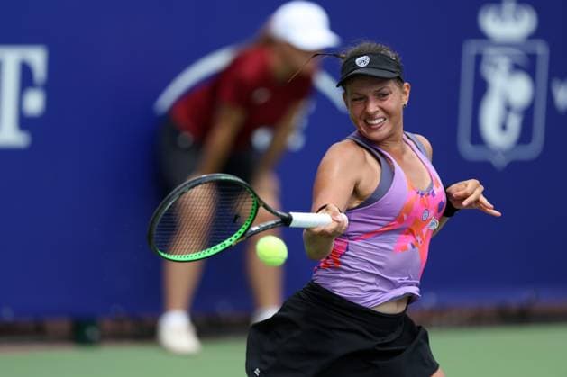 WARSZAWA 23.07.2024 TURNIEJ WTA, Tennis Damen 125 POLISH OPEN --- TENNIS TOURNAMENT WTA 125 POLISH OPEN IN WARSAW WERONIKA FALKOWSKA FOT. PIOTR KUCZA FOTOPYK NEWSPIX.PL --- Newspix.pl  240723PYK0031