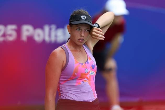 WARSZAWA 23.07.2024 TURNIEJ WTA, Tennis Damen 125 POLISH OPEN --- TENNIS TOURNAMENT WTA 125 POLISH OPEN IN WARSAW WERONIKA FALKOWSKA FOT. PIOTR KUCZA FOTOPYK NEWSPIX.PL --- Newspix.pl  240723PYK0034