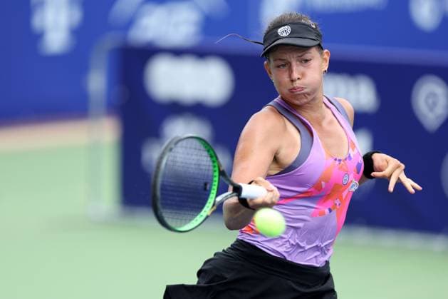 WARSZAWA 23.07.2024 TURNIEJ WTA, Tennis Damen 125 POLISH OPEN --- TENNIS TOURNAMENT WTA 125 POLISH OPEN IN WARSAW WERONIKA FALKOWSKA FOT. PIOTR KUCZA FOTOPYK NEWSPIX.PL --- Newspix.pl  240723PYK0038