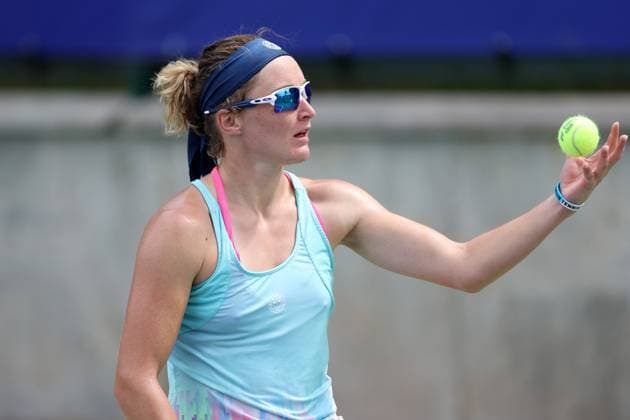 WARSZAWA 23.07.2024 TURNIEJ WTA, Tennis Damen 125 POLISH OPEN --- TENNIS TOURNAMENT WTA 125 POLISH OPEN IN WARSAW CAROLE MONNET FOT. PIOTR KUCZA FOTOPYK NEWSPIX.PL --- Newspix.pl  240723PYK0042