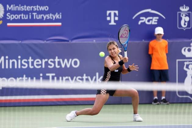 WARSZAWA 23.07.2024 TURNIEJ WTA, Tennis Damen 125 POLISH OPEN --- TENNIS TOURNAMENT WTA 125 POLISH OPEN IN WARSAW ZARINA DIYAS FOT. PIOTR KUCZA FOTOPYK NEWSPIX.PL --- Newspix.pl  240723PYK0069