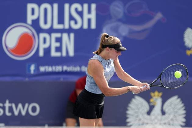 WARSZAWA 23.07.2024 TURNIEJ WTA, Tennis Damen 125 POLISH OPEN --- TENNIS TOURNAMENT WTA 125 POLISH OPEN IN WARSAW MARTYNA KUBKA FOT. PIOTR KUCZA FOTOPYK NEWSPIX.PL --- Newspix.pl  240723PYK0073