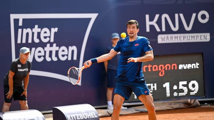 TENNIS - ATP, Tennis Herren Generali Open 2024 KITZBUEHEL,AUSTRIA,23.JUL.24 - TENNIS - ATP World Tour, Generali Open. Image shows Sebastian Ofner (AUT).  GEPAxpictures xDanielxSchoenherr