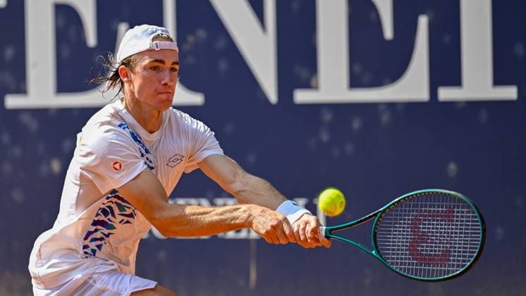 TENNIS - ATP, Tennis Herren Generali Open 2024 KITZBUEHEL,AUSTRIA,23.JUL.24 - TENNIS - ATP World Tour, Generali Open. Image shows Lukas Neumayer (AUT).  GEPAxpictures xDanielxSchoenherr