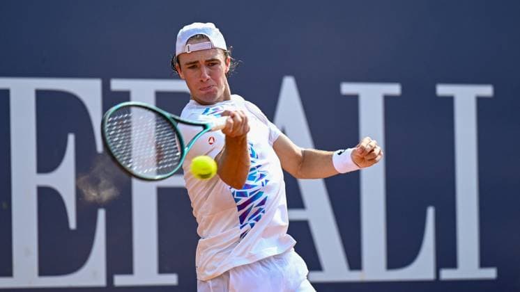 TENNIS - ATP, Tennis Herren Generali Open 2024 KITZBUEHEL,AUSTRIA,23.JUL.24 - TENNIS - ATP World Tour, Generali Open. Image shows Lukas Neumayer (AUT).  GEPAxpictures xDanielxSchoenherr