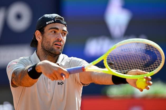 TENNIS - ATP, Tennis Herren Generali Open 2024 KITZBUEHEL,AUSTRIA,23.JUL.24 - TENNIS - ATP World Tour, Generali Open. Image shows Matteo Berrettini (ITA).  GEPAxpictures xDanielxSchoenherr