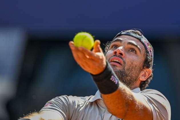 TENNIS - ATP, Tennis Herren Generali Open 2024 KITZBUEHEL,AUSTRIA,23.JUL.24 - TENNIS - ATP World Tour, Generali Open. Image shows Matteo Berrettini (ITA).  GEPAxpictures xDanielxSchoenherr