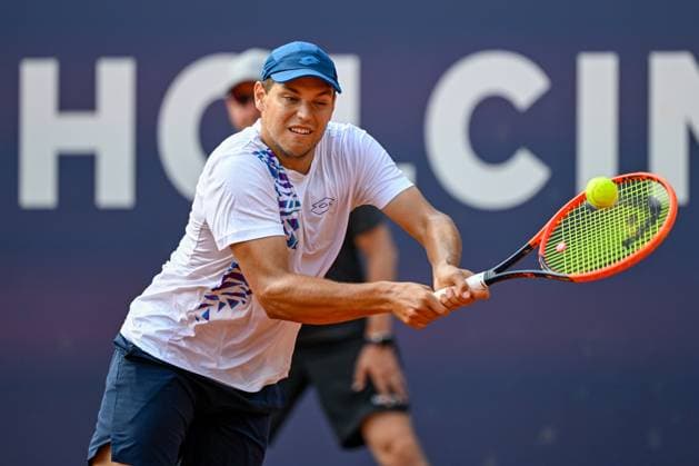 TENNIS - ATP, Tennis Herren Generali Open 2024 KITZBUEHEL,AUSTRIA,23.JUL.24 - TENNIS - ATP World Tour, Generali Open. Image shows Pavel Kotov (RUS).  GEPAxpictures xDanielxSchoenherr
