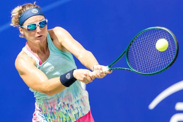 Polish Open 2024 Carole Monnet during WTA, Tennis Damen 125 Polish Open 2024 tennis tournament in Warsaw, Poland on 23 July, 2024. Warsaw Poland  Copyright: xFotoxOlimpikx originalFilename:jastrzebowski-wta125po240723_nps0L.jpg