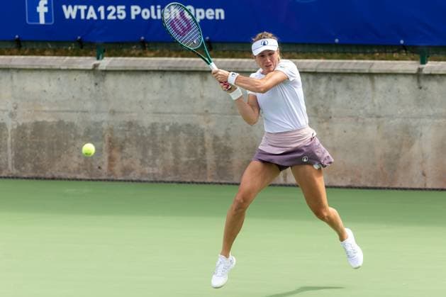 Polish Open 2024 Katarzyna Kawa during WTA, Tennis Damen 125 Polish Open 2024 tennis tournament in Warsaw, Poland on 23 July, 2024. Warsaw Poland  Copyright: xFotoxOlimpikx originalFilename:jastrzebowski-wta125po240723_np1IS.jpg