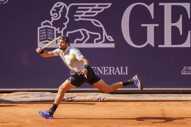 Generali Open ATP 250 2024 Kitzbühel, 23 07 2024 Matteo Berrettini ITA, Italy Generali Open 2024, ATP 250, Sportpark Kitzbühel on 23 07 2024, Kitzbühel Copyright: xBEAUTIFULxSPORTSx Pajonkx