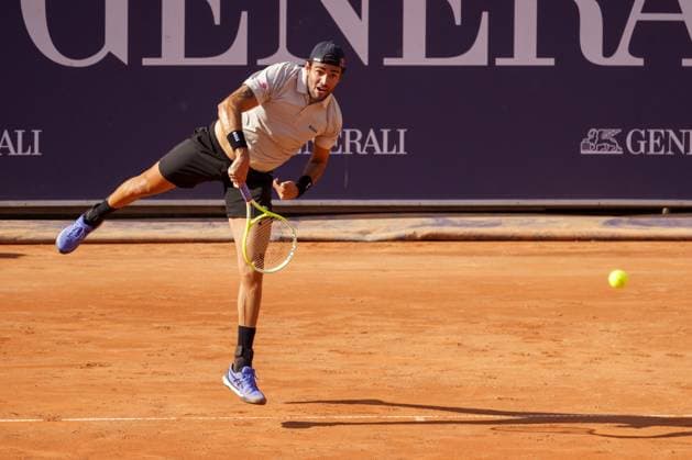 Generali Open ATP 250 2024 Kitzbühel, 23 07 2024 Matteo Berrettini ITA, Italy Generali Open 2024, ATP 250, Sportpark Kitzbühel on 23 07 2024, Kitzbühel Copyright: xBEAUTIFULxSPORTSx Pajonkx