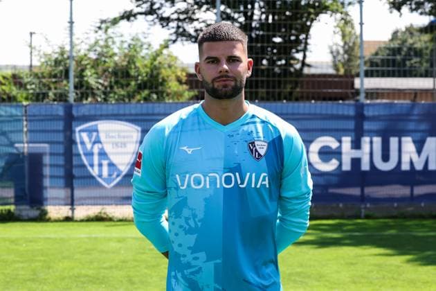 23 07 2024, Football, Season 2024 2025, 1 Bundesliga, Portrait appointment, Team photo VfL Bochum, Goalkeeper Niclas Thiede VfL Bochum Bochum NRW Germany xRHR FOTOx Copyright: RHR-FOTOx RHR-FOTO