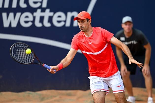 TENNIS - ATP, Tennis Herren Generali Open 2024 KITZBUEHEL,AUSTRIA,23.JUL.24 - TENNIS - ATP World Tour, Generali Open. Image shows Philipp Oswald (AUT).  GEPAxpictures xDanielxSchoenherr