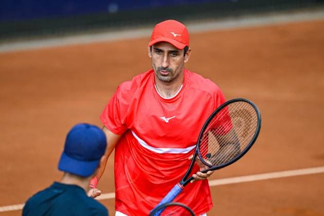 TENNIS - ATP, Tennis Herren Generali Open 2024 KITZBUEHEL,AUSTRIA,23.JUL.24 - TENNIS - ATP World Tour, Generali Open. Image shows Philipp Oswald (AUT).  GEPAxpictures xDanielxSchoenherr