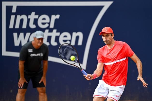 TENNIS - ATP, Tennis Herren Generali Open 2024 KITZBUEHEL,AUSTRIA,23.JUL.24 - TENNIS - ATP World Tour, Generali Open. Image shows Philipp Oswald (AUT).  GEPAxpictures xDanielxSchoenherr