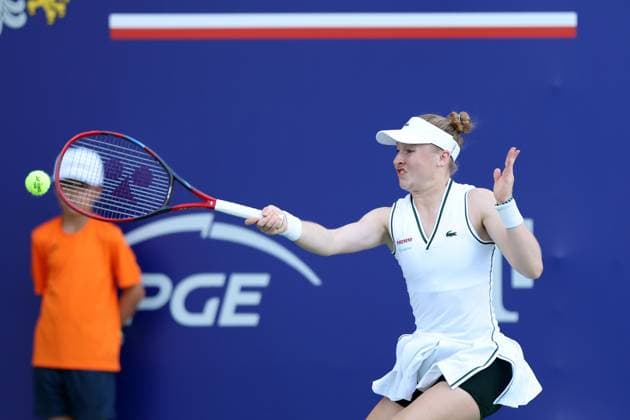 WARSZAWA 23.07.2024 TURNIEJ WTA, Tennis Damen 125 POLISH OPEN --- TENNIS TOURNAMENT WTA 125 POLISH OPEN IN WARSAW CELINE NAEF FOT. PIOTR KUCZA FOTOPYK NEWSPIX.PL --- Newspix.pl  240723PYK0095
