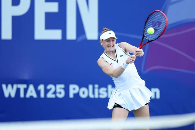 WARSZAWA 23.07.2024 TURNIEJ WTA, Tennis Damen 125 POLISH OPEN --- TENNIS TOURNAMENT WTA 125 POLISH OPEN IN WARSAW CELINE NAEF FOT. PIOTR KUCZA FOTOPYK NEWSPIX.PL --- Newspix.pl  240723PYK0098
