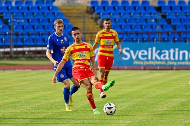 2024.07.23 Poniewiez Pilka nozna, UEFA Liga Mistrzow, sezon 2024 2025 FK Panevezys - Jagiellonia Bialystok N z Joao Moutinho Foto Paulius Zidonis PressFocus 2024.07.23 Poniewiez Football, UEFA Champions League, 2024 25 season FK Panevezys - Jagiellonia Bialystok Joao Moutinho Credit: Paulius Zidonis PressFocus 