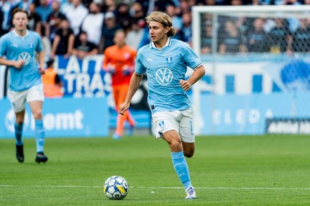 240723 Sebastian Nanasi of Malmö FF during the UEFA Champions League football match between Malmö FF and Klaksvik on July 23, 2024 in Malmö Photo Christian Örnberg BILDBYRAN COP 166 CO0443 fotboll football soccer fotball champions league malmö ff klaksvik bbeng q2 bbauto  Copyright: CHRISTIANxÖRNBERG BB240723CO016