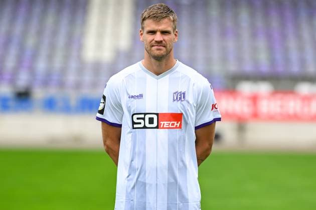VfL Osnabrück 3 Liga portrait appointment 2024 2025 on 23 07 2024 at the Bremer Brücke in Osnabrück Goalkeeper Lukas Jonsson Osnabrueck MT