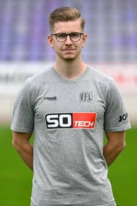 VfL Osnabrück 3 Liga portrait appointment 2024 2025 on 23 07 2024 at the Bremer Brücke in Osnabrück Physiotherapist Jannik Weber Osnabrueck MT