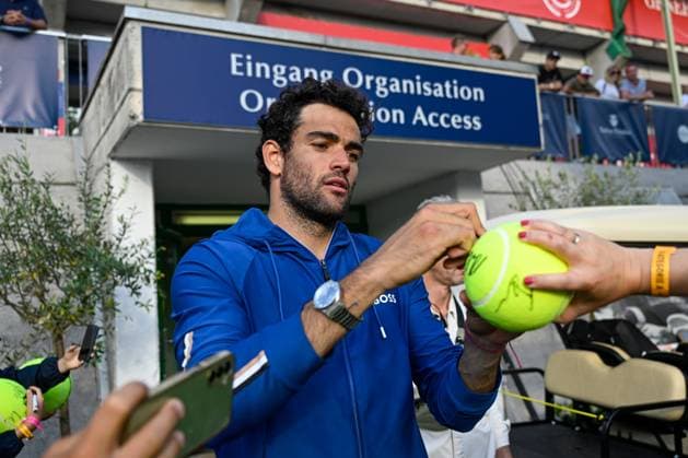 TENNIS - ATP, Tennis Herren Generali Open 2024 KITZBUEHEL,AUSTRIA,23.JUL.24 - TENNIS - ATP World Tour, Generali Open. Image shows Matteo Berrettini (ITA).  GEPAxpictures xDanielxSchoenherr