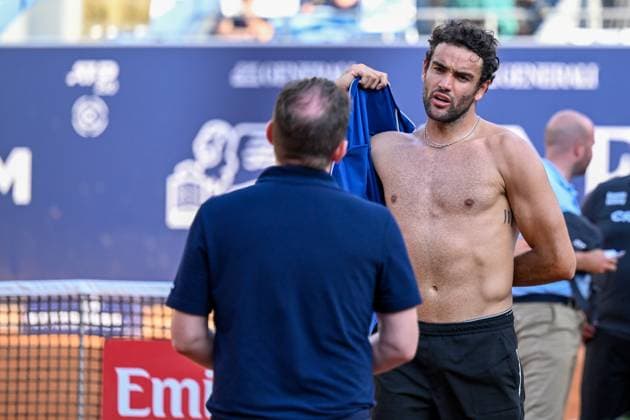 TENNIS - ATP, Tennis Herren Generali Open 2024 KITZBUEHEL,AUSTRIA,23.JUL.24 - TENNIS - ATP World Tour, Generali Open. Image shows Matteo Berrettini (ITA).  GEPAxpictures xDanielxSchoenherr