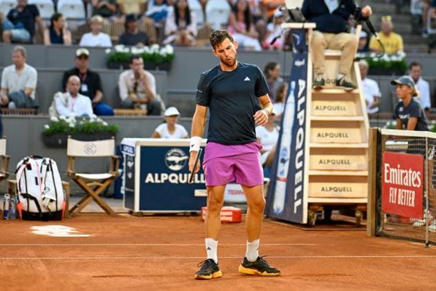 TENNIS - ATP, Tennis Herren Generali Open 2024 KITZBUEHEL,AUSTRIA,23.JUL.24 - TENNIS - ATP World Tour, Generali Open. Image shows Dominic Thiem (AUT).  GEPAxpictures xDanielxSchoenherr