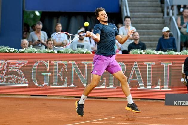 TENNIS - ATP, Tennis Herren Generali Open 2024 KITZBUEHEL,AUSTRIA,23.JUL.24 - TENNIS - ATP World Tour, Generali Open. Image shows Dominic Thiem (AUT).  GEPAxpictures xDanielxSchoenherr