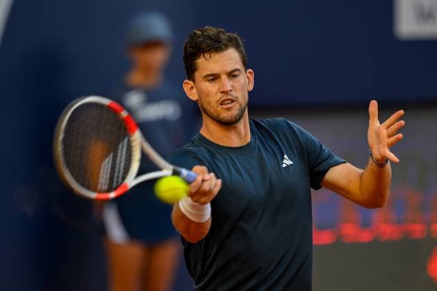 TENNIS - ATP, Tennis Herren Generali Open 2024 KITZBUEHEL,AUSTRIA,23.JUL.24 - TENNIS - ATP World Tour, Generali Open. Image shows Dominic Thiem (AUT).  GEPAxpictures xDanielxSchoenherr