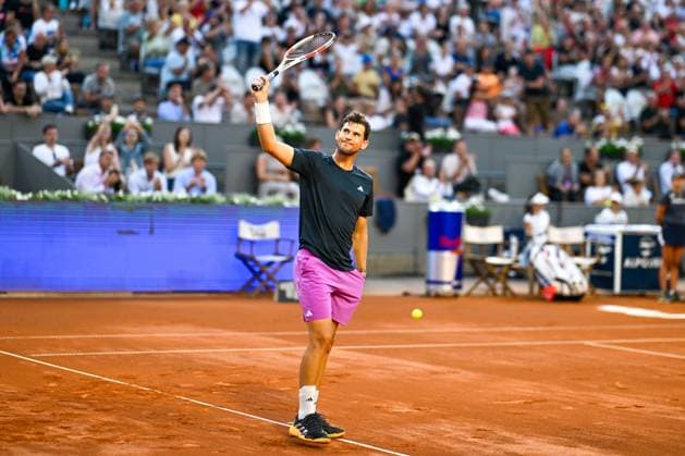 TENNIS - ATP, Tennis Herren Generali Open 2024 KITZBUEHEL,AUSTRIA,23.JUL.24 - TENNIS - ATP World Tour, Generali Open. Image shows Dominic Thiem (AUT).  GEPAxpictures xDanielxSchoenherr